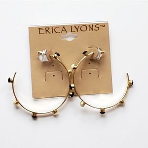 3 for $25 ERICA LYONS Hoop Earrings